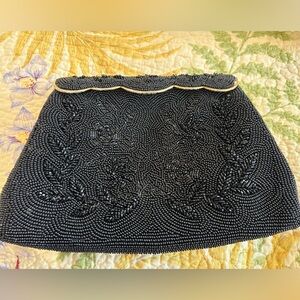 Vintage beaded clutch bag